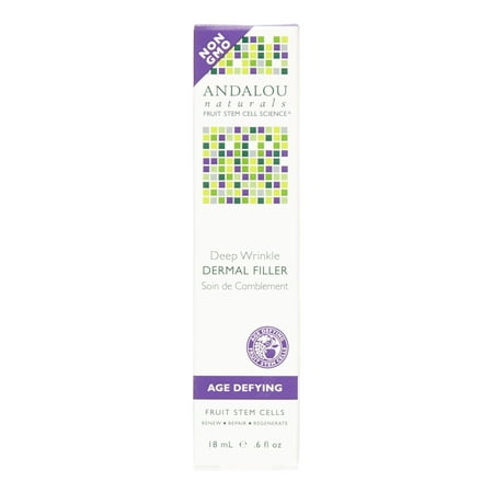 Deep Wrinkle Filler Set - Andalou Naturals Deep Wrinkle Dermal Filler, 0.6 Oz