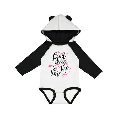 

Inktastic God is Good All the Time Gift Baby Boy or Baby Girl Long Sleeve Bodysuit