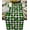 Luckyplt5155, variant on St. Patricks Day Table Runners 36 Inches Long, Shamrock Black and Green Buffalo Plaid Coffee Table Runner for Living Room,Cotton Linen Farmhouse Table Runner for Wedding/Party 13x36 Inch