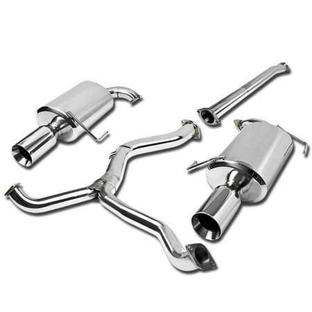 Subaru Dual Mufflers - For 05 to 09 Subaru Legacy Catback Exhaust System 4