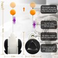 thumbnail image 2 of Juguete interactivo para gatos MACHAO columpio bola giratoria con hierba gatera 1 Uds, 2 of 5