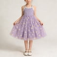 thumbnail image 2 of Pounoo Womens Sundresses Halter Neck Rose Decor Tulle Skirt Lightweight Sweet Style (For Small Wearers) Gift, 2 of 6