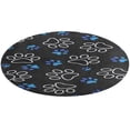 thumbnail image 5 of Dog Paw Print Round Carpet Circle Rug Outdoor Patio Area Rug Washable Large Area Rugs Hallway Room Decor Fitness Mats, 5 of 8