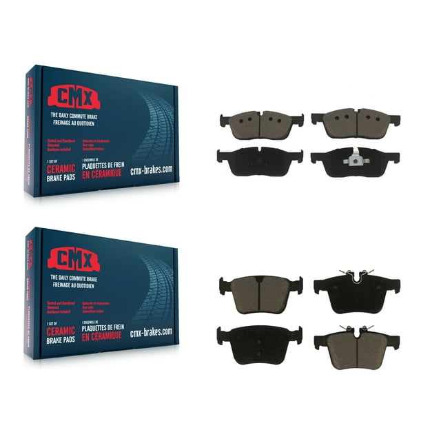 CMX Front Rear Ceramic Brake Pads Kit for Car Land Rover Jaguar F-Pace Discovery Sport Range Evoque Velar XE E-Pace XF KCX-100271