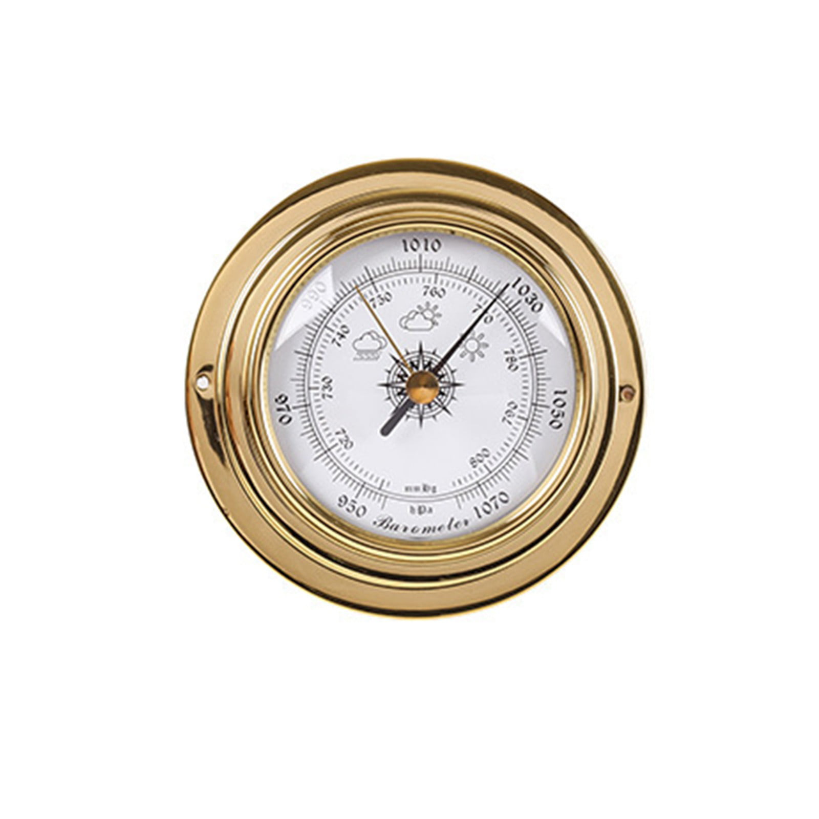 4Pcs Barometer Clock Tool Boat Portable Accessories Meter Marine Thermometer 