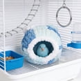 thumbnail image 6 of Viflosae Parrots Cottons Nests Small Birds Warm Plush Nest Thickened Cozy Woven Bird House Autumn Winter Cold Proof Soft Cotton Bed Comfortable Shelter Cage Accessory, 6 of 7