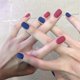thumbnail image 1 of Uñas postizas cuadradas mate, 24 unidades, reutilizables, de cobertura total, con múltiples tamaños a elegir., 1 of 5