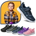 thumbnail image 4 of vibdiv Boys Girls Sneakers Kids Shoes Tennis Running Shoes Athletic Non-Slip Sneakers Navy Blue Little Kid Size 12, 4 of 7