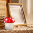 thumbnail image 4 of Pen Holder Desk Light And High End Feel Student Makeup Brush Storage Box Creative Cute And Simple Decorative Item, Ceramic Mushroom Pencil Cup, Large-Capacity Makeup Brush , 1 Mushroom Pen Holder, 4 of 9