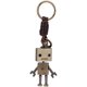 thumbnail image 1 of Llavero con colgante de robot, llavero de cuero de bronce vintage, llavero con cuerda de cuero trenzado, adorno para llavero, 1 of 5