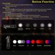 thumbnail image 5 of Mini linterna UV, linterna LED recargable de 400 lúmenes, linterna multifunción magnética USB, resistente al agua IP65 con ultravioleta/blanco/rojo azul EDC, 5 of 5