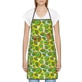thumbnail image 3 of Yiaed Kiwi Fruits Summer Print Kitchen Apron with Hand Wipe Pockets,Big Pocket,Aprons for Women with Pockets, Waterproof for Cooking Baking, 3 of 7