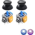 thumbnail image 1 of YCAN-TMR Electromagnetic Joystick Replacement for DualShock PS4 Controller, Anti-Drift Stick Repair Accessories for PlayStation 4 Controller, Thumbstick Caps Included - 1 Pair, 1 of 4