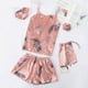 thumbnail image 4 of Conjuntos de pijamas de 7 piezas para mujer, pijamas de seda sintética, conjuntos de ropa de dormir para mujer, ropa de casa de primavera y verano Fridja  nalpqowj16897, 4 of 9