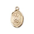 thumbnail image 1 of 14kt Yellow Gold St. William of Rochester Medal 1/2 x 1/4 inches, 1 of 1