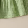 thumbnail image 5 of BLVB Baby Girl St. Patricks Day Outfits Toddler Newborn Sleeveless Smocked Ruffle Camisole Tops Long Pants Sets Summer Clothes, 5 of 7