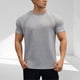 thumbnail image 5 of pstuiky camisetas para hombre, Blusas deportivas casuales de manga corta con cuello redondo y color sólido para hombre ropa de hombre m, 5 of 5