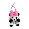 thumbnail image 2 of Plush Panda Keychain and Pendant - Stuffed Panda Doll Keyring for Handbag, Purse, Backpack, Car Keys, Lovely Gift, 2 of 7
