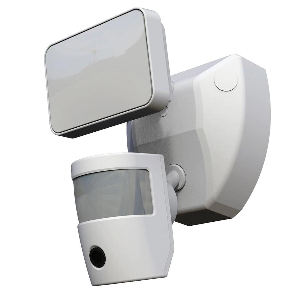 Wi-Fi Black Wired Voice Activated Motion Sensing Outdoor Sconce by SECUR360 