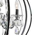 thumbnail image 2 of CWI Lighting Abia 5 Light Up Contemporary Metal Chandelier in Chrome, 2 of 5