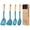 Blue, variant on Silicone Cooking Utensils Set, Perfectly Angled for Frying, Mixing,Serving,Draining,Turning and Stirring, BPA-Free Matte Silicone, Wood Handles, Safe for Nonstick Cooking Surfaces,4 Pack (Grey)
