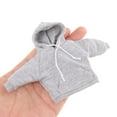 thumbnail image 1 of Figura de hombre a escala 1:12, ropa de moda, chándales, ropa deportiva hecha a mano para hombre de 6 pulgadas, figuras de acción coleccionables, Top gris con capucha Hugo muñeca con capucha, 1 of 10