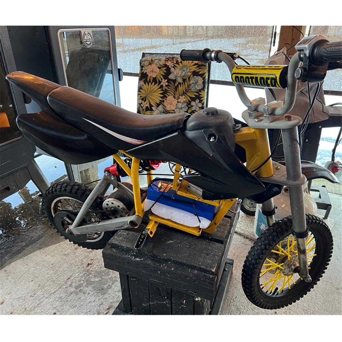PRO BAT Parafango CRF50 in fibra di carbonio XR50 con kit di