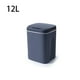 thumbnail image 2 of Matsuzay Cubo de basura eléctrico portátil recargable multimodo ajustable LED alimentado por baño inodoro cubo de basura cubo de Suministros de limpieza para el hogar Gris oscuro 12L, 2 of 6