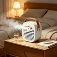 thumbnail image 5 of HIBIBUD Portable Air Conditioners, 6000mAh Rechargeable Mini Air Conditioner, 3 Speeds Portable AC Unit, Personal Air Cooler Cooling Fan with Cool Air Spray for Room, Bedroom, Office, Outdoor, Car, 5 of 7