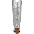 thumbnail image 3 of Sam Edelman Women's James Western Boot Silver Wide Calf 9.5M, 3 of 5