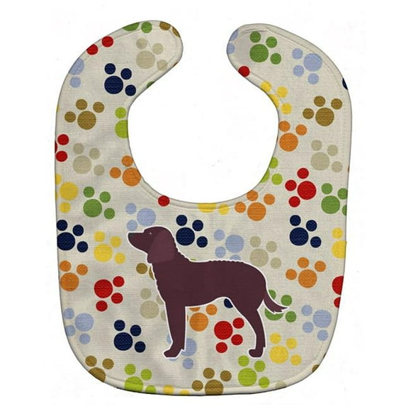Carolines Treasures BB6306BIB American Water Spaniel Pawprints Baby Bib