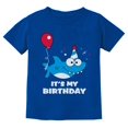 thumbnail image 1 of Tstars Boys Unisex Birthday Shark Birthday Party Shirt Funny Humor Graphic Tee Gift Birthday Party Birthday Gift Birthday Shirts for Boy B Day Toddler Kids Graphic T Shirt, 1 of 6