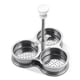 thumbnail image 1 of Naiovety Recubrimiento de acero Cazador furtivo de huevos Vaporizador de 3 tazas Brunch Desayuno Utensilios de cocina Utensilio Gadget Cocina Cocina y Comedor, 1 of 6