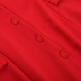 thumbnail image 4 of Button-Front Maxi Dress (S, Red), 4 of 6