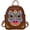 brown, variant on Chinese Lion Dance Embroidery Backpack, Lightweight Large Capacity Nylon Daypack