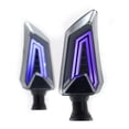 thumbnail image 2 of Direccionales Para Moto Rasen Led Secuencial Tipo Machete Universal  azul, 2 of 12