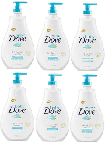 Baby Dove Rich Moisture Tip to Toe Wash, 20 oz 1 ea (Pack of 6)