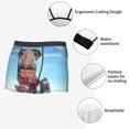 thumbnail image 6 of Bingfone Elephant Sits On A Stack Of Luggages Ocean Men'S Underwear - Casual Stretch Boxer Briefs-Small, 6 of 9