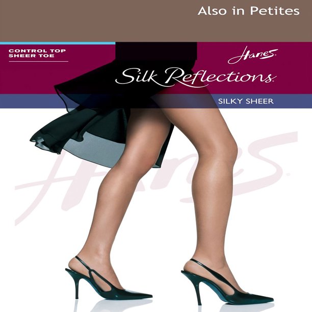 Hanes Hanes Silk Reflections Control Top Sheer Toe Pantyhose, Style