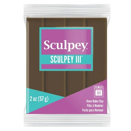 Sculpey III, 2 oz., Suede Brown