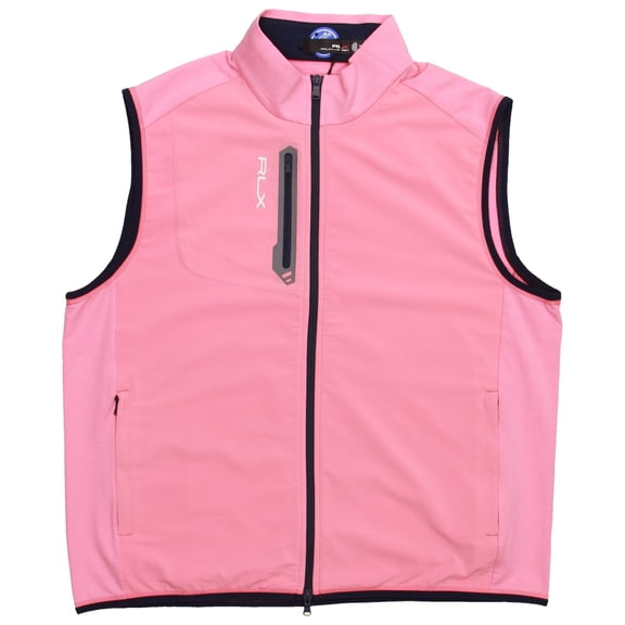 RLX Ralph Lauren Golf Men's Moisture Wicking Vest Pink XL