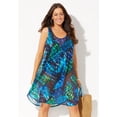thumbnail image 4 of Swimsuits for All Women's Quincy Mesh High Low Cover Up Tunic, 4 of 5