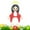 F, variant on Desk Decor 1 Little Virgin Mary Figurine Plastic Miniature Doll for Sunday Easter Eggs Stuffers Baptism