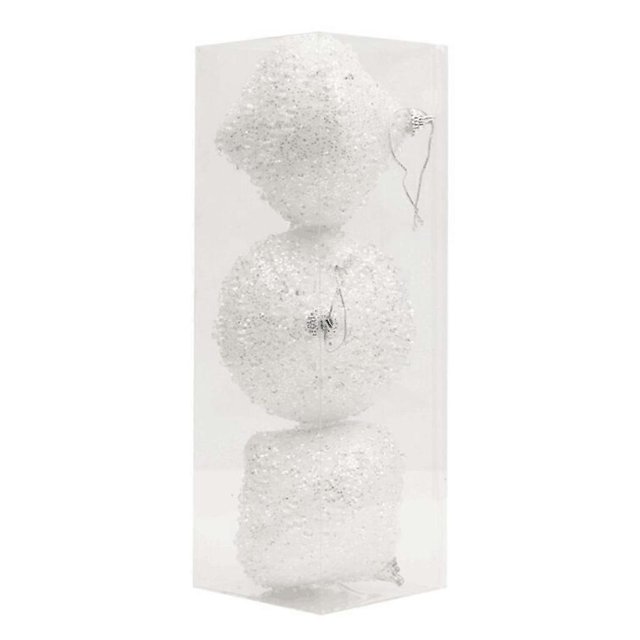 Adorno navideño de bolas de espuma en forma de barril para árbol de Navidad, fiesta en casa, decoración de interiores y exteriores, adornos colgantes para patio.