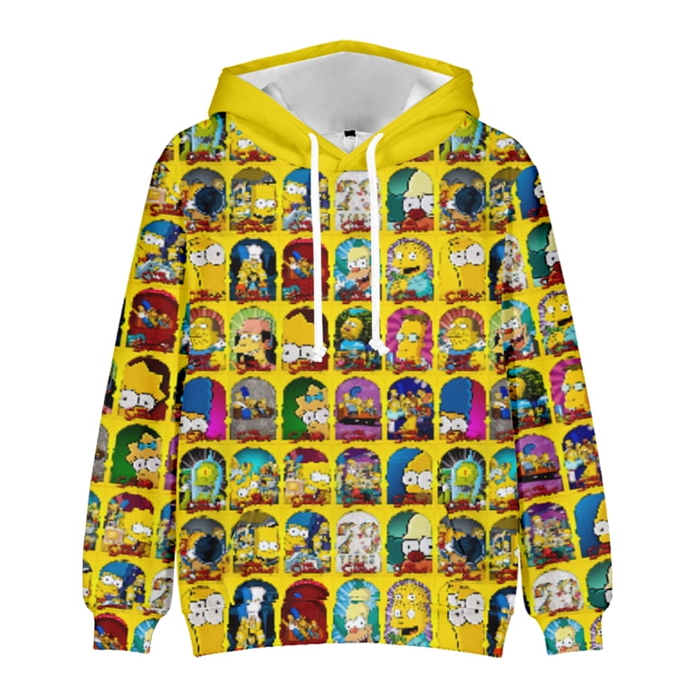 The Simpson Hoodie Funny Sweater Sportswear Casual Clothing Men's Sweatshirt(Child  160) - Walmart.com
