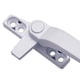 thumbnail image 2 of Manija de puerta de acero de plástico engrosado, manija de ventana universal con hebilla de cerradura de llave Blanco derecho, 2 of 6