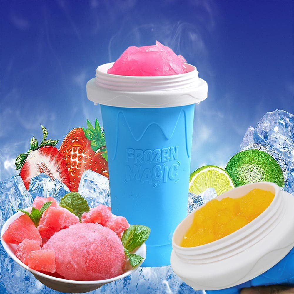 XIANZI Slushy Mug Magic Slush Ice Maker Machine Freeze Cup For Home Milkshake Diy Water Ice in Seconds 