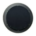 thumbnail image 2 of Noble House Leigh 39.3" Round Coffee Table with Hidden Storage, Solid Wood Veneer Fluted Accent Tea Table, Black, 2 of 8