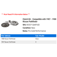 thumbnail image 2 of Clutch Kit - Compatible with 1987 - 1988 Nissan Pathfinder, 2 of 2