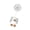 White, variant on Tibvox Cute Duck Desk Fan Small USB Personals Table Fan 3 Speed Funny Duck Desktop Decorations for Home Office Bedroom Decors